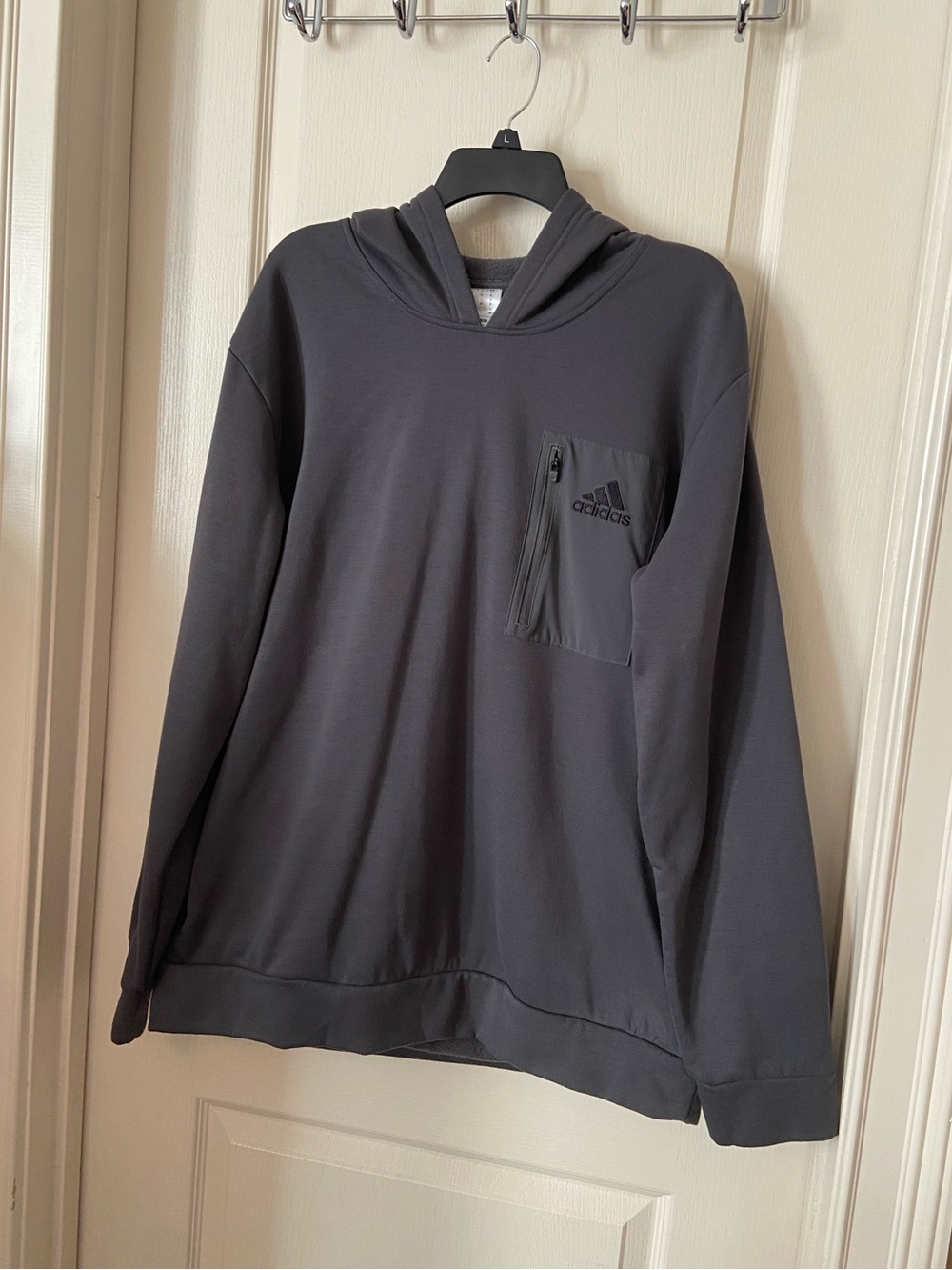 Men’s Gray Adidas Hoodie